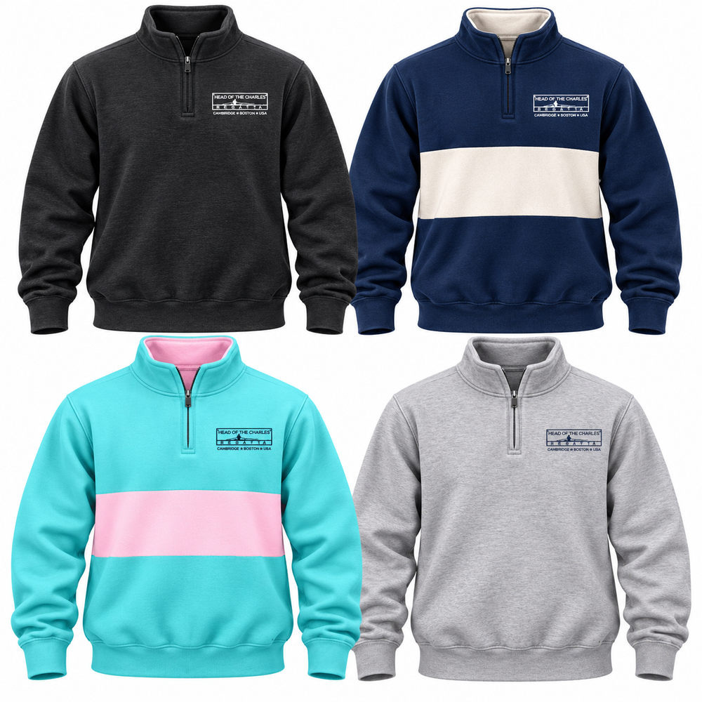 Head of the Charles Regatta 1/4 Zip Pullover Sweatshirt