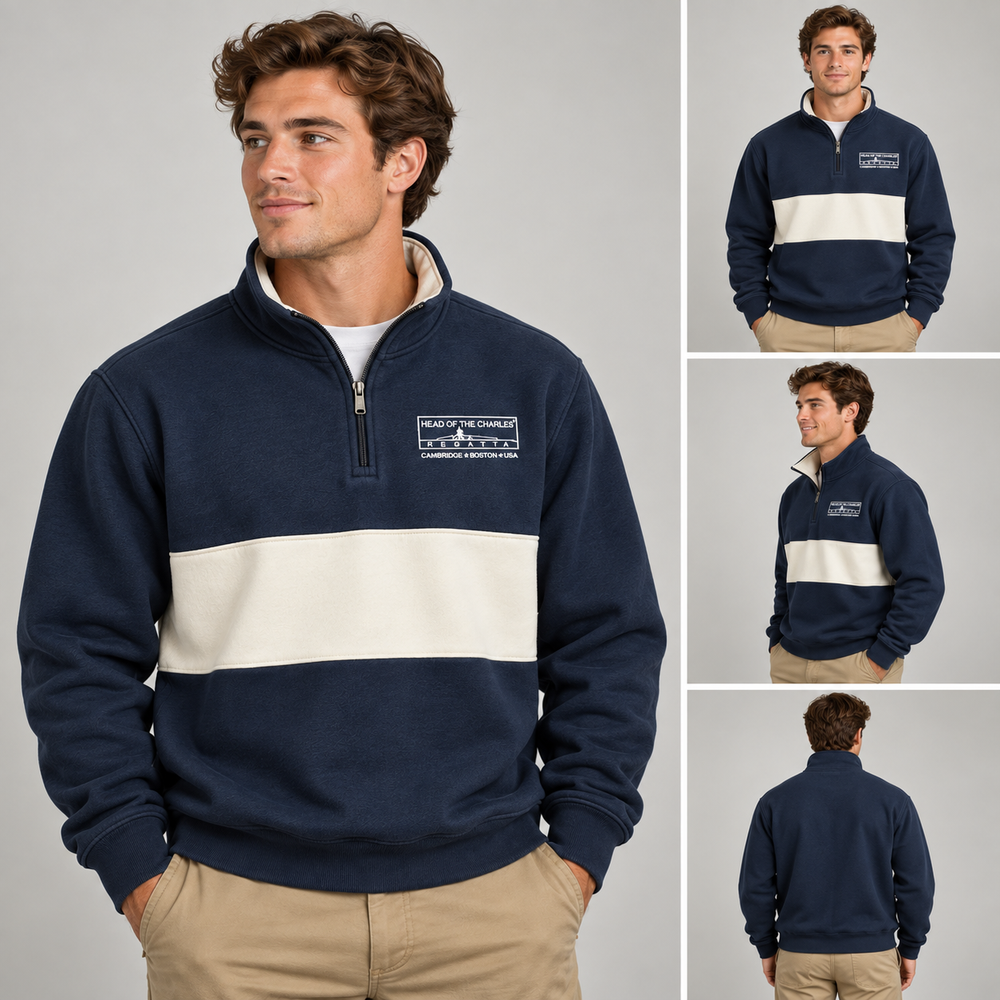 Head of the Charles Regatta 1/4 Zip Pullover Sweatshirt
