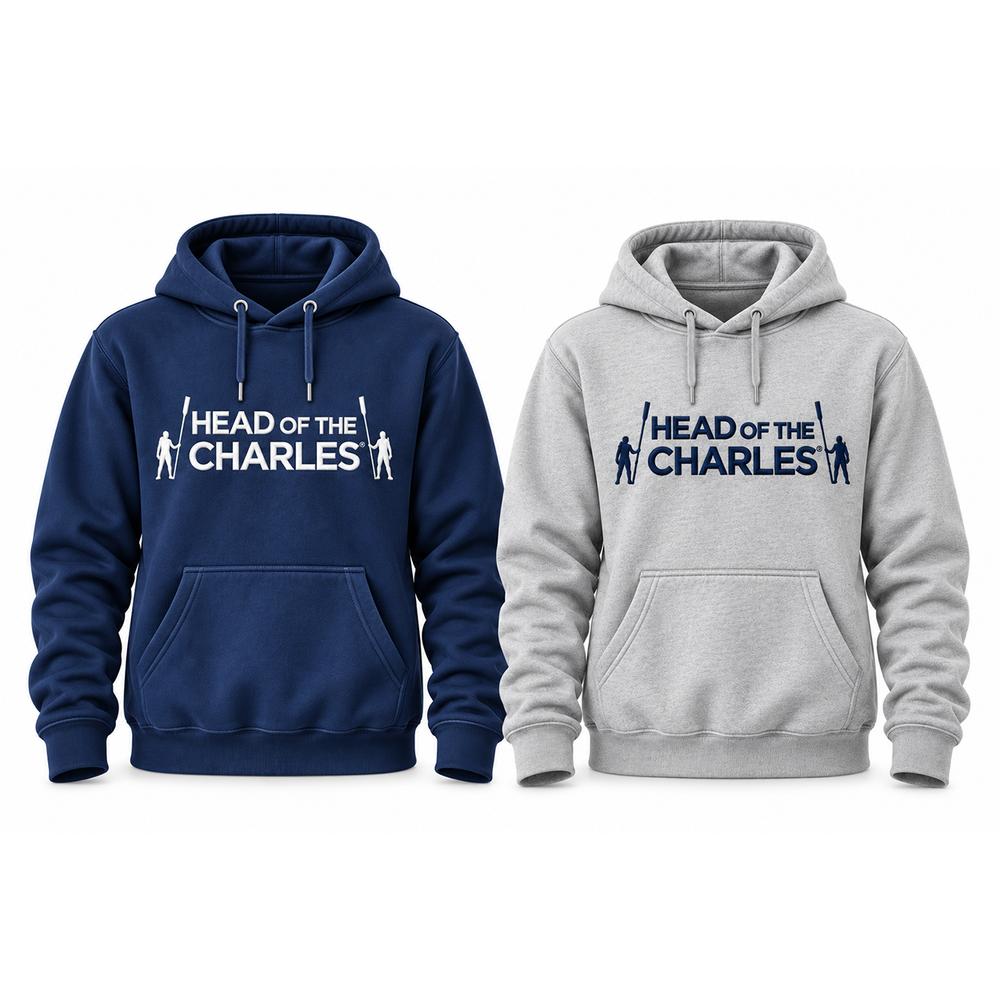 Head of the Charles Jumbo Embroidered Primary Logo Hoodie Available Colors Product View