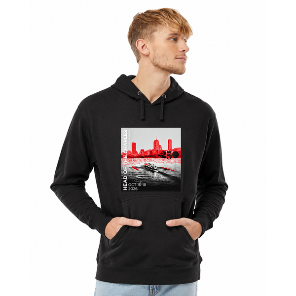 Head of the Charles 250 Commemorative Hoodie Black Front View