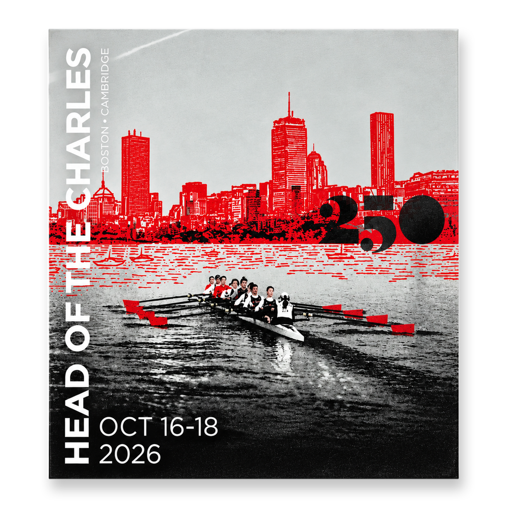 Head of the Charles 250TH Anniversary Die Cut Small Sticker Product View