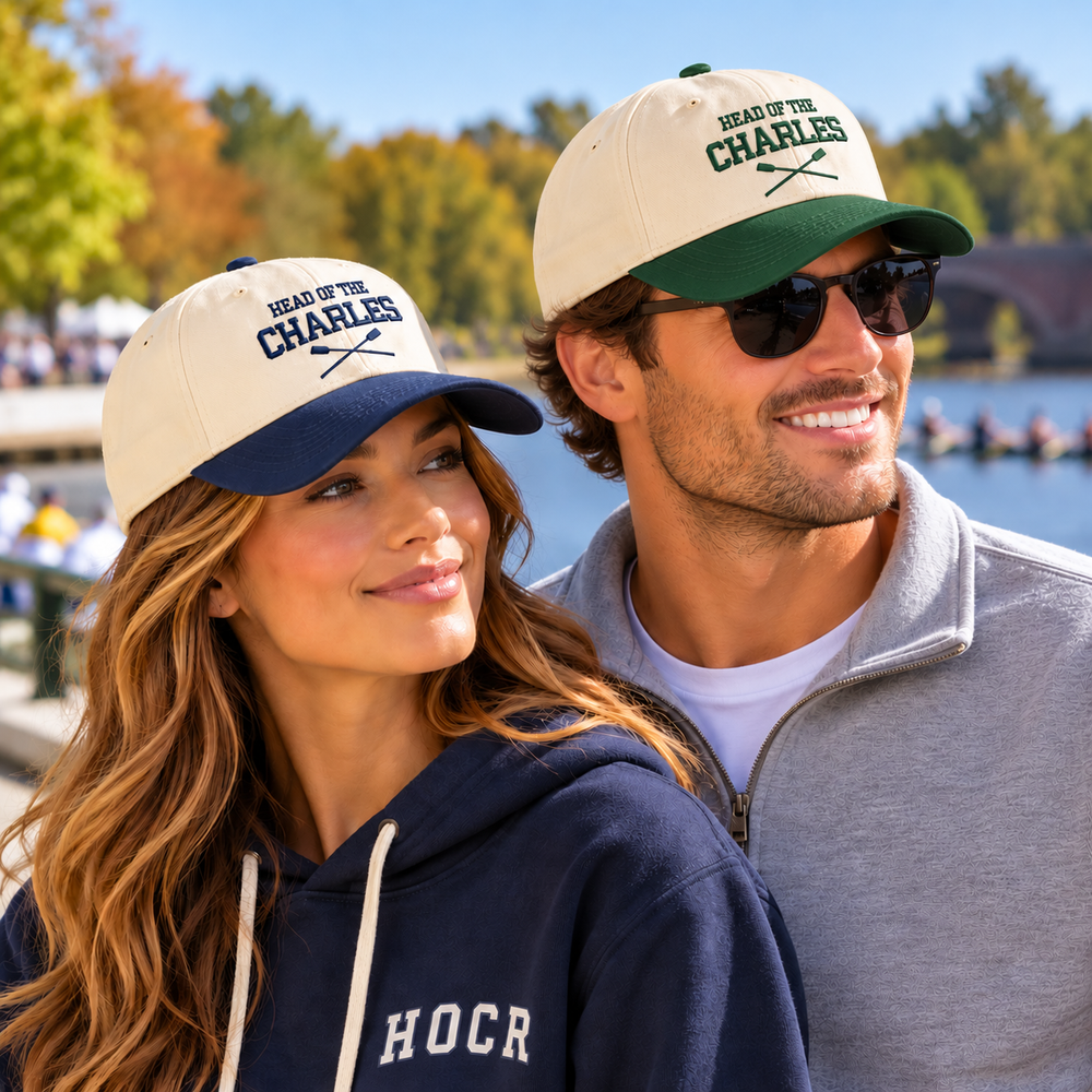 Head of the Charles Embroidered Logo with Crossed Oars 5-Panel Hat Available Colors