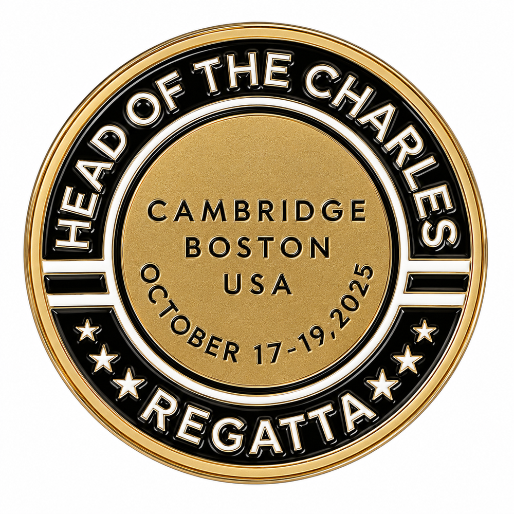 Head of the Charles Regatta 60th Anniversary Commemorative Coin Back View