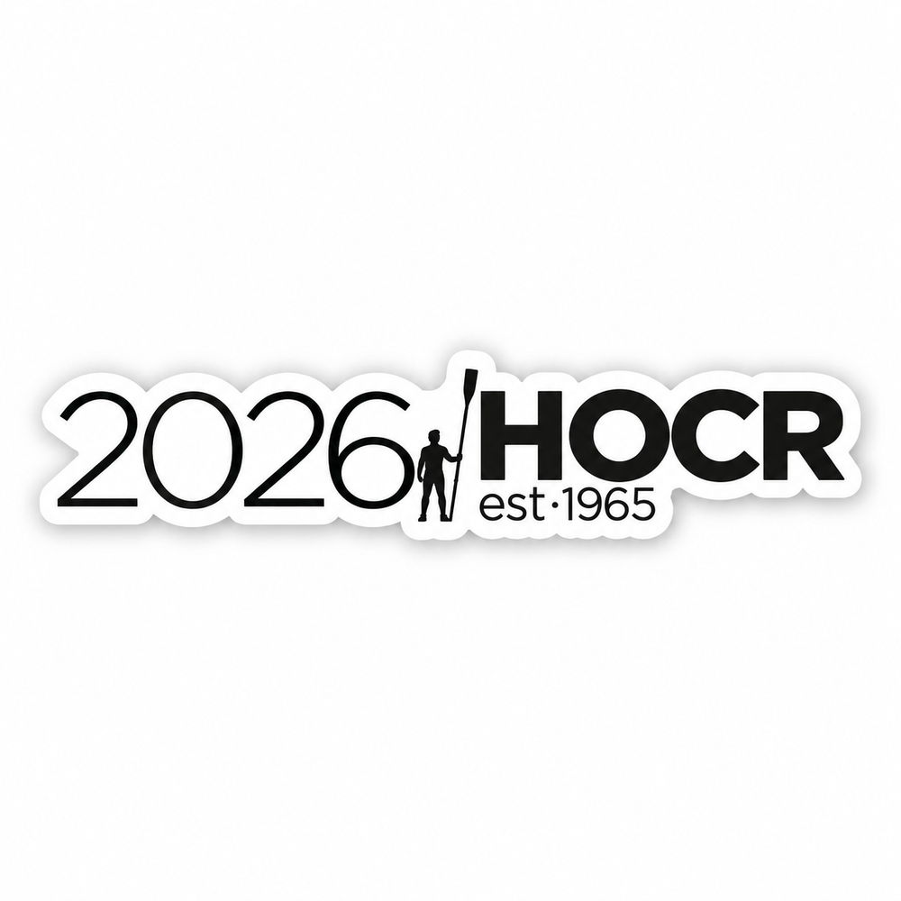 Head of the Charles 2026 HOCR 3" Die-Cut Sticker Product View