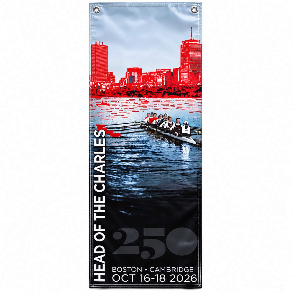 Head of the Charles 250 Commemorative Vinyl Banner