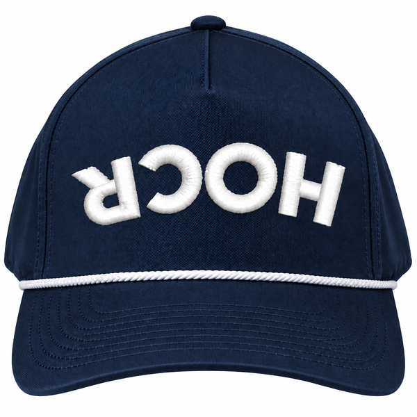 Head of the Charles Backwards Rope Hat Front View