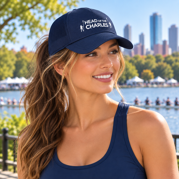 Head of the Charles Headsweats® Performance Running Caps in Use Outdoor