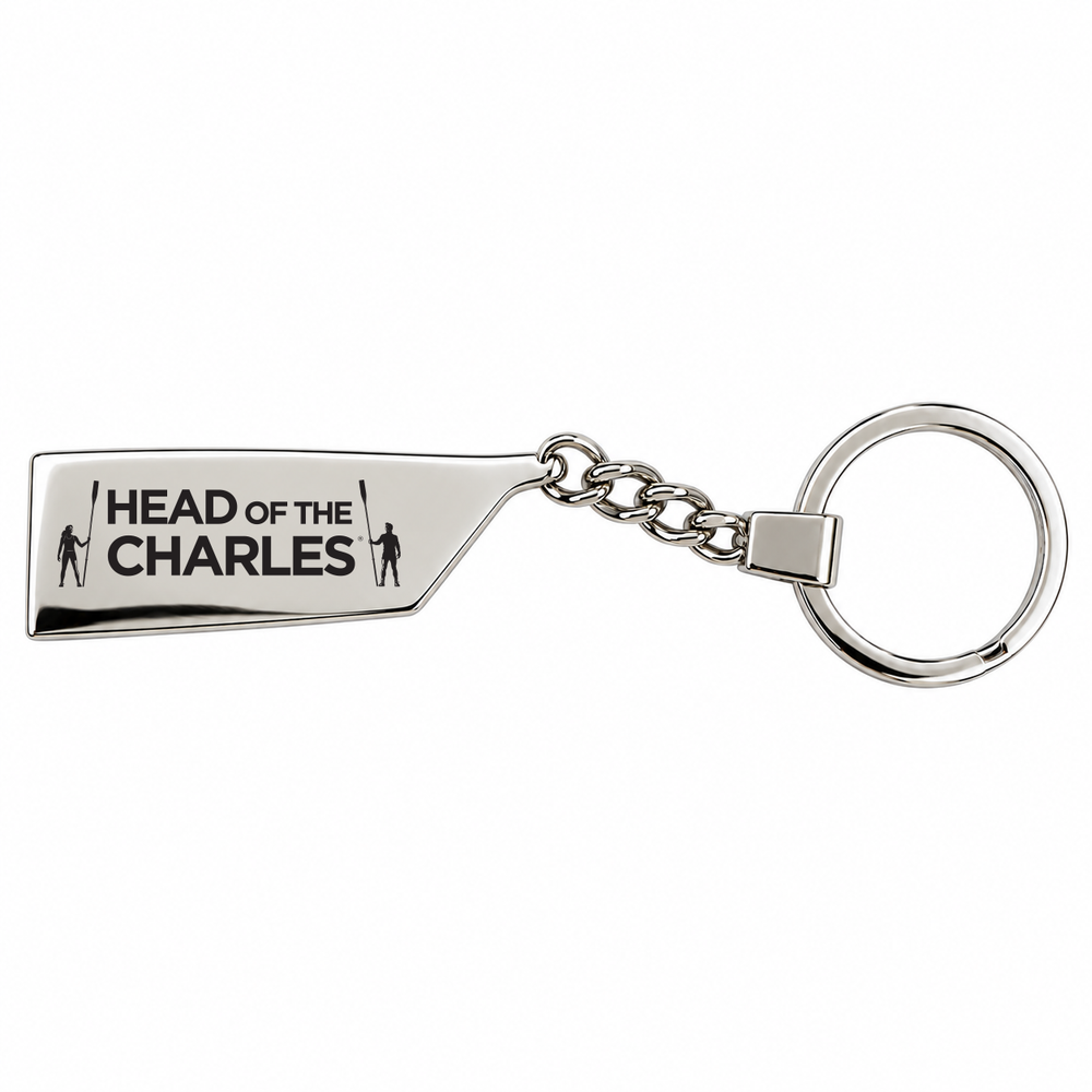 Head of the Charles Primary Logo Oar Keychain, Chrome Product View