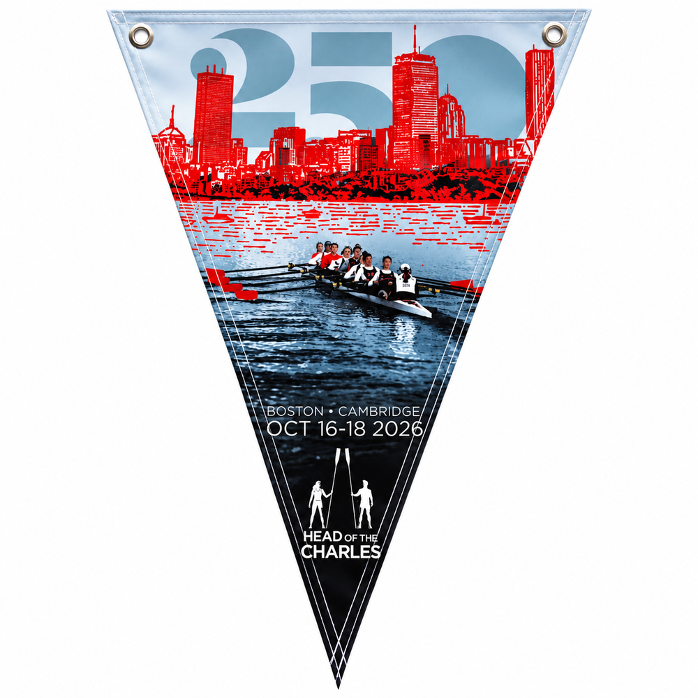 Head of the Charles 250 Commemorative Pennant