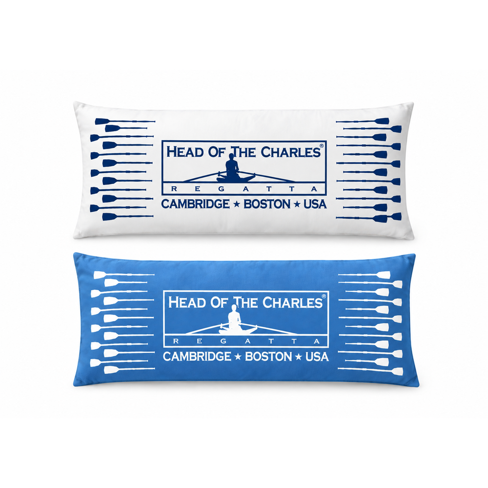 Head of the Charles Primary Logo Pillow Available Colors 