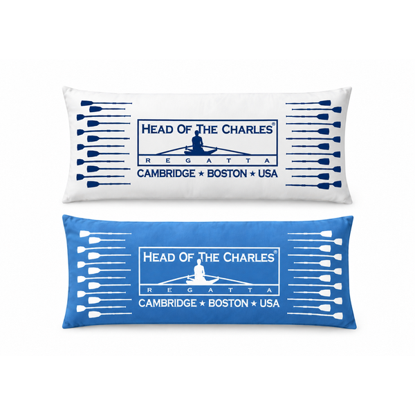 Head of the Charles Primary Logo Pillow Available Colors 