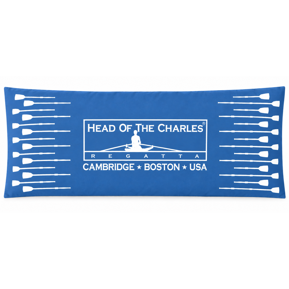 Head of the Charles Primary Logo Pillow Navy