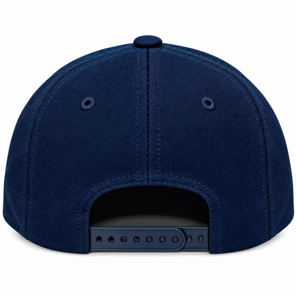Head of the Charles Embroidered "Head Of The Charles EST. 1965 Regatta" Rope Hat with Snapback, Navy - Back View