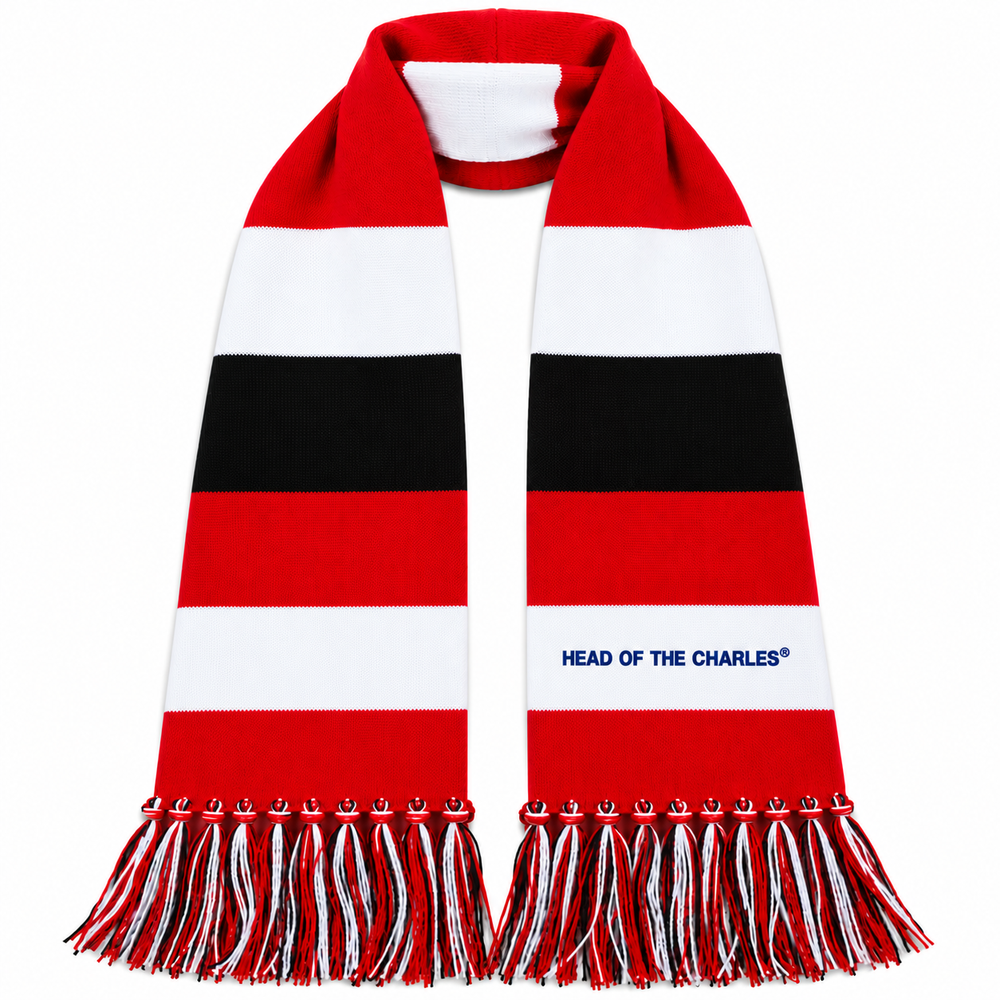 Head of the Charles Regatta Striped Scarf Red / White / Black