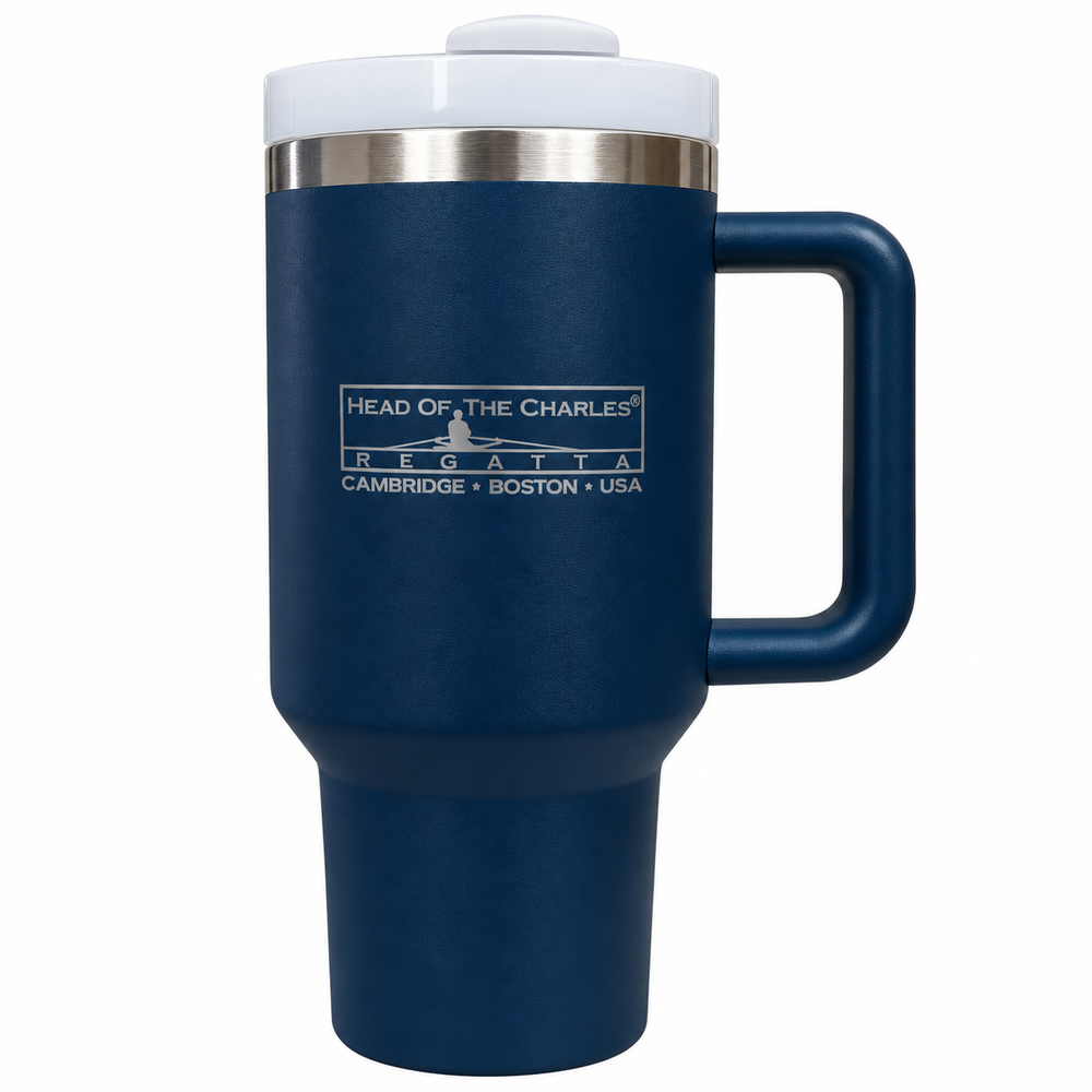 Head of the Charles Stanley Cup Large Travel Mug with Straw Navy