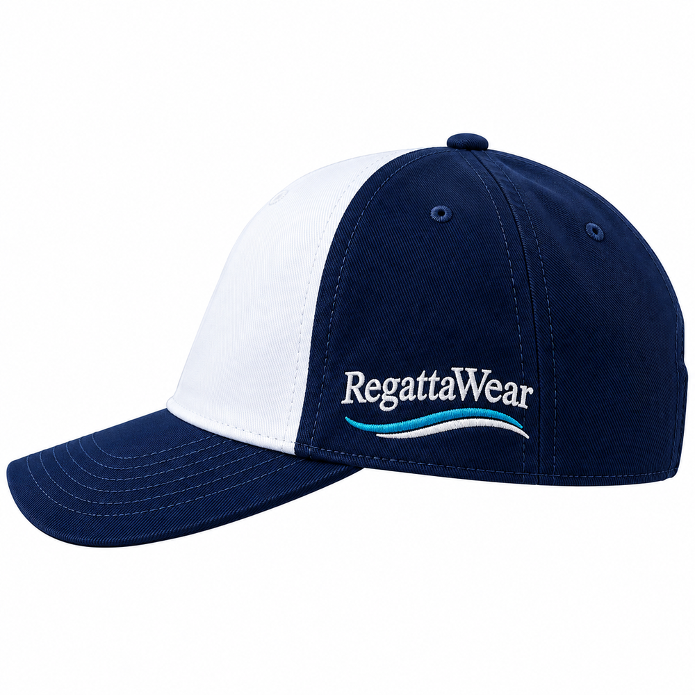 Head of the Fish Regatta Embroidered 5-Panel Baseball Cap Side View