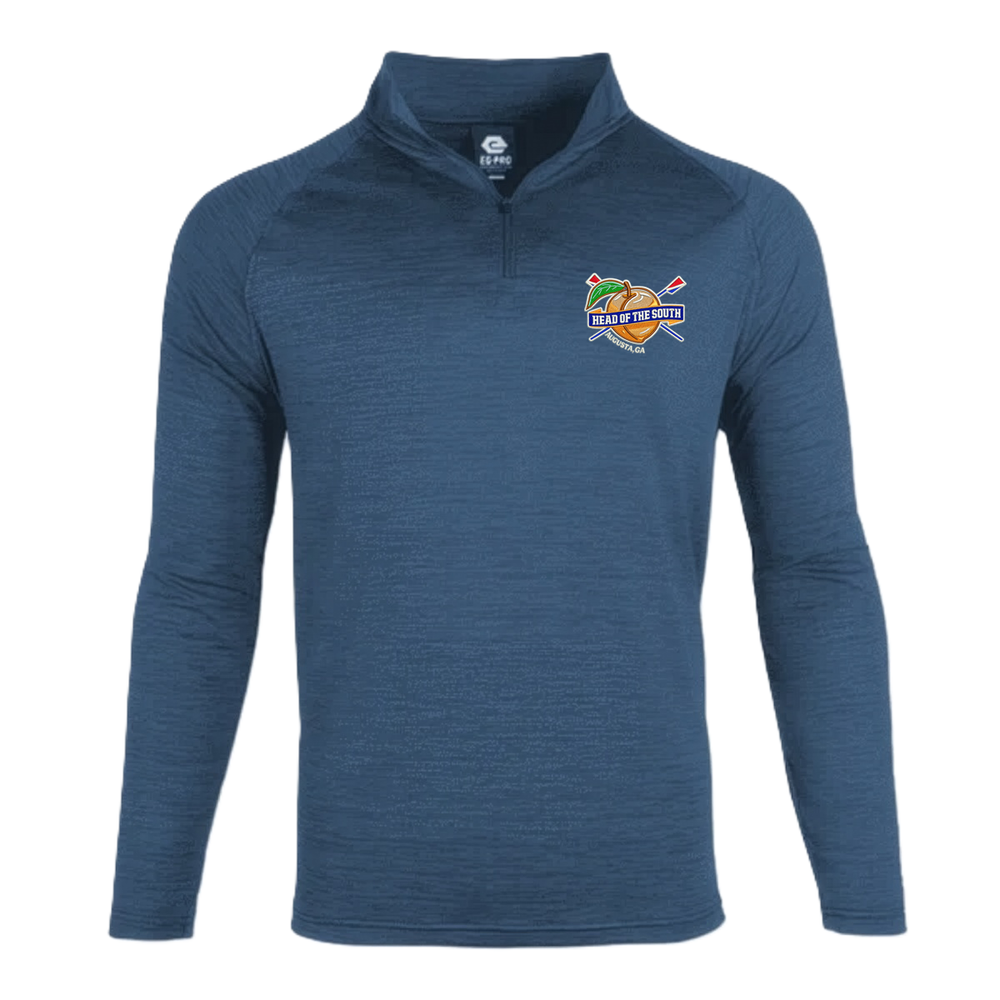 Head of the South 1/4 Quarter Zip Performance Embroidered Logo Sweatshirt, Navy