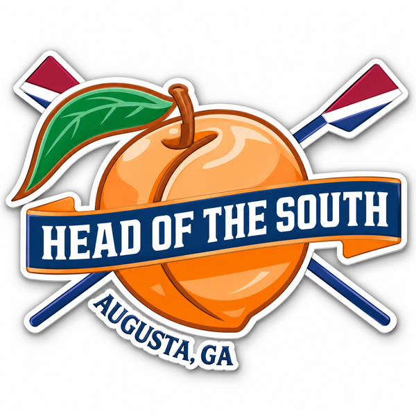Head of the South Primary Logo Small Die-Cast Sticker Product View