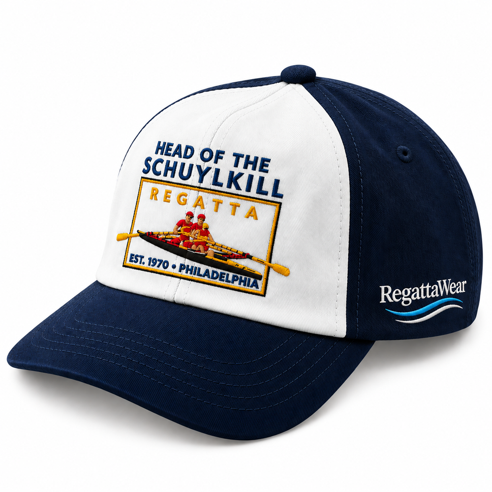 Head of the Schuylkill Regatta Embroidered Cap Navy / White - Angle View