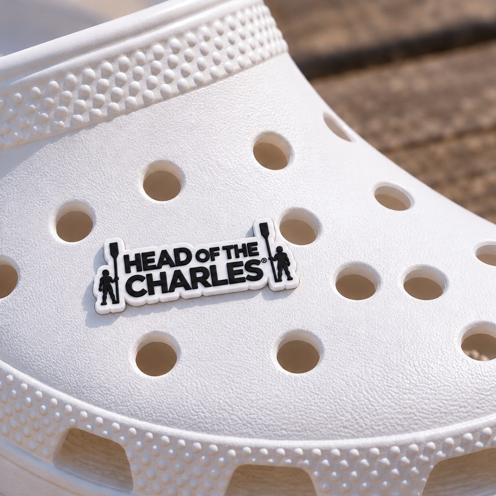 Head of the Charles Croc Shoe Charm in Use on Croc Shoe