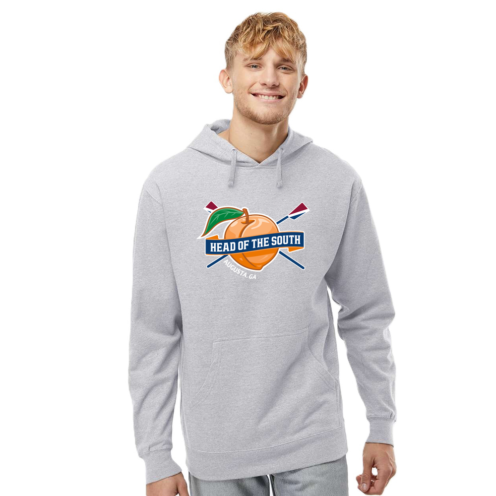 Head of the South Primary Logo Cotton Hoodie Sweatshirt Heather Gray