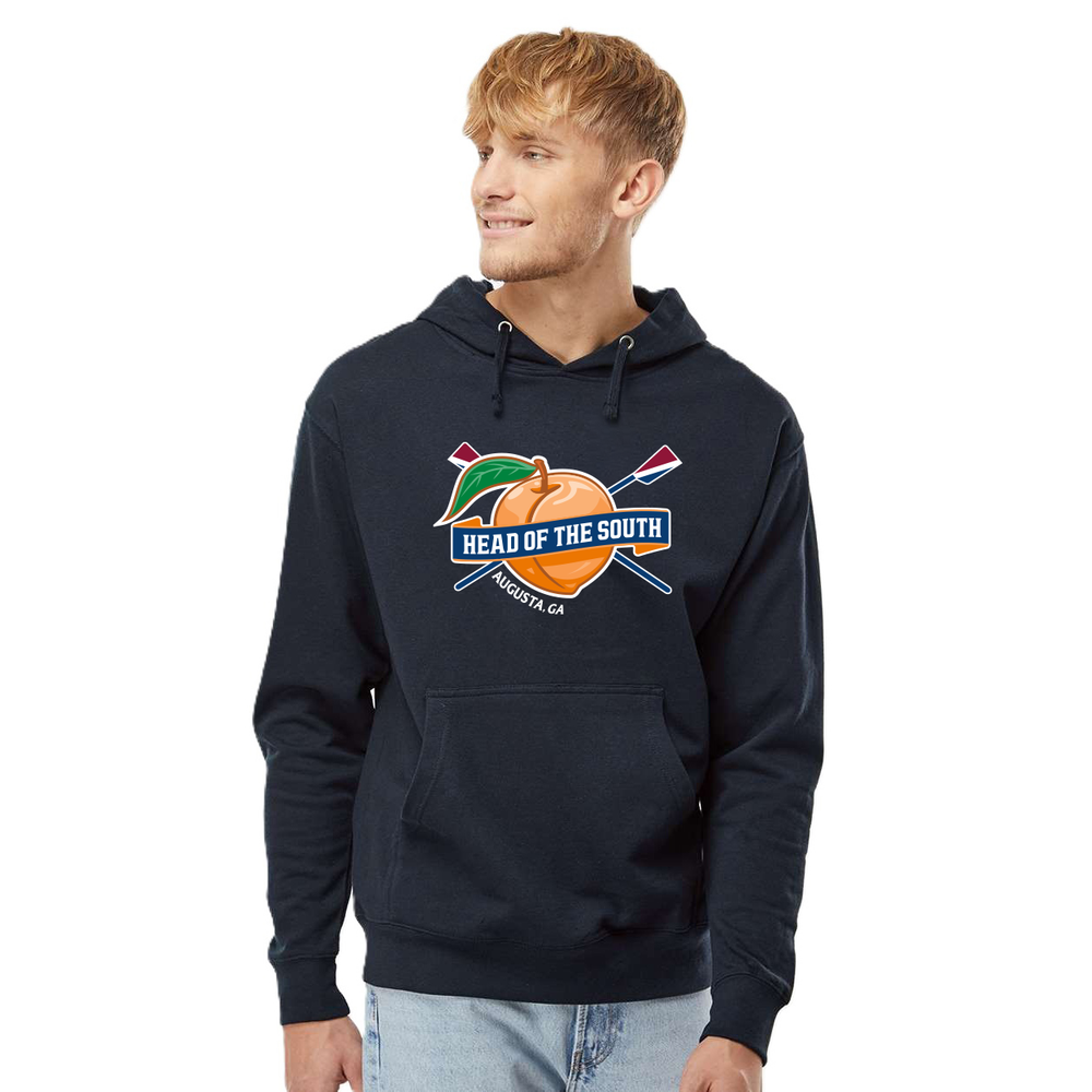 Head of the South Primary Logo Cotton Hoodie Sweatshirt Navy