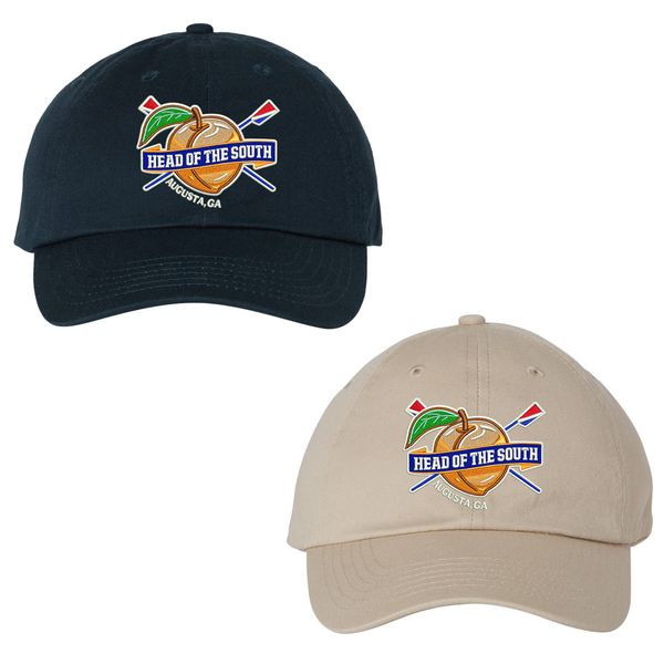 Head of the South Embroidered Logo Classic Dad Hat with Adjustable Strap Available Colors
