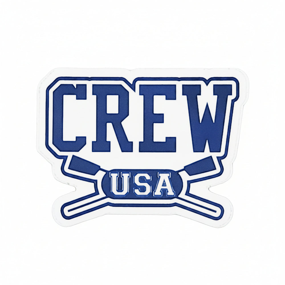 Crew USA Logo Small Sticker Product View