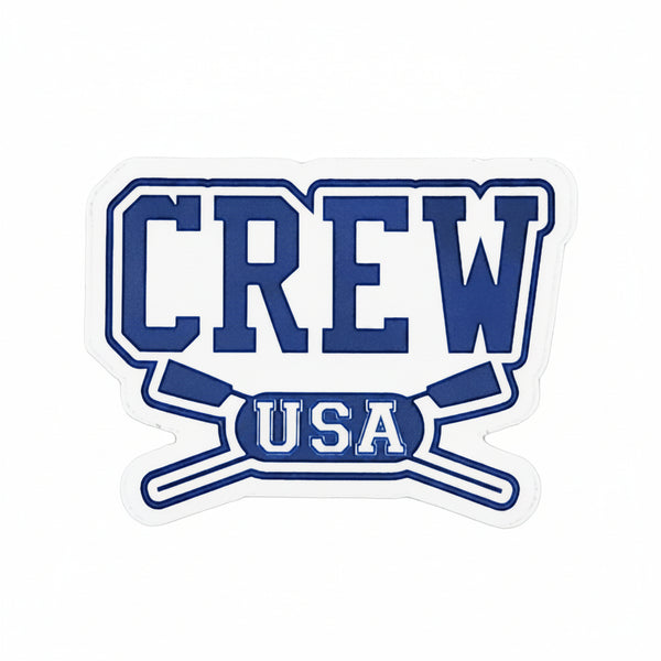 Crew USA Logo Small Sticker Product View