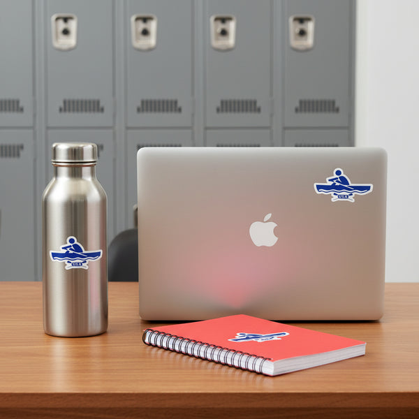 Crew USA Rower Sticker in Use