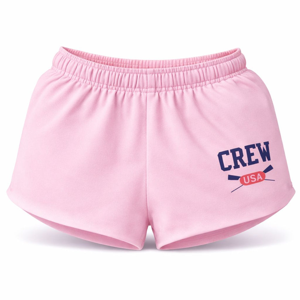 Crew USA Primary Logo Cotton Shorts Pink