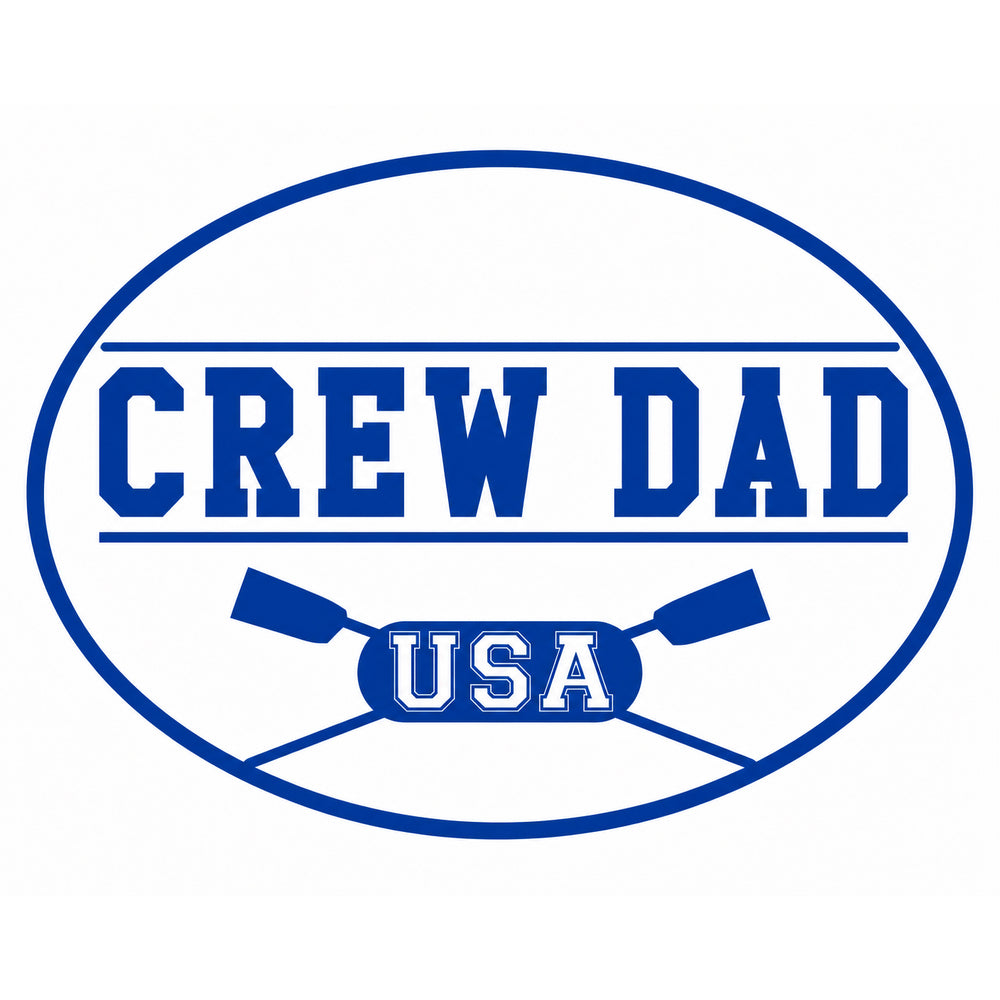 CREW DAD Oval Magnet Product View