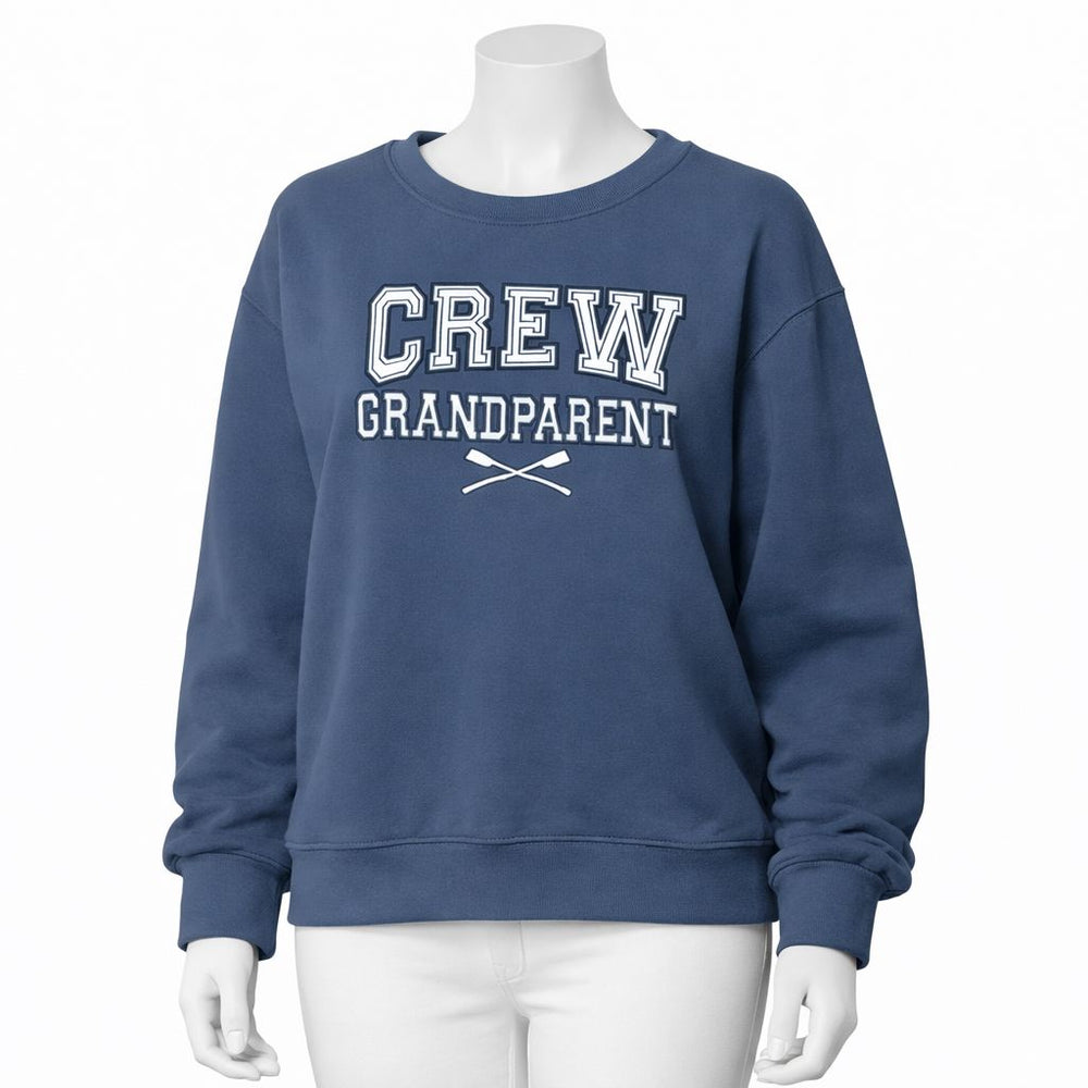 Crew USA Embroidered GRANDPARENT Crewneck Sweatshirt Navy