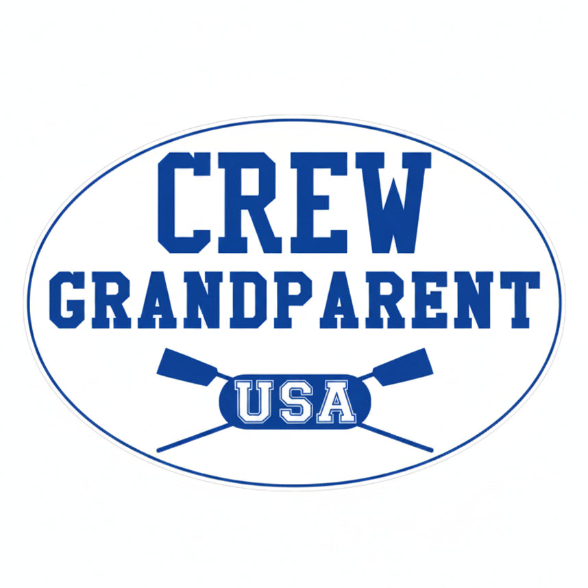 CREW GRANDPARENT Oval Sticker Product View