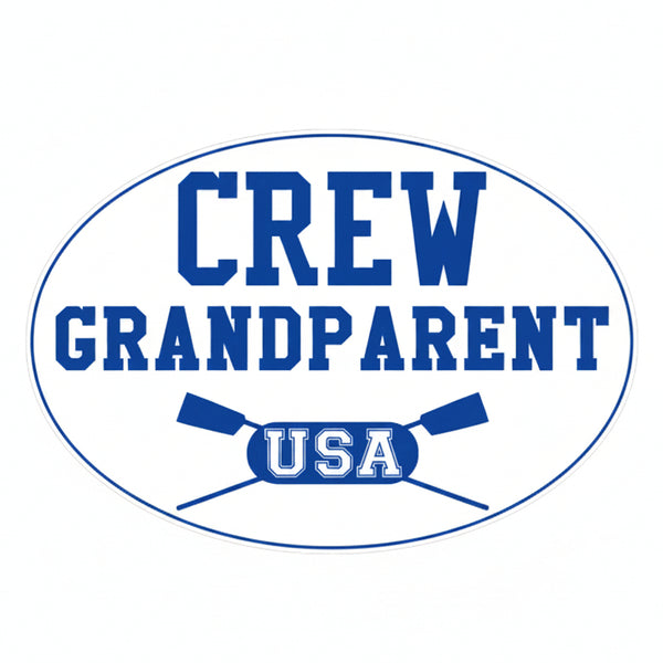 CREW GRANDPARENT Oval Sticker Product View