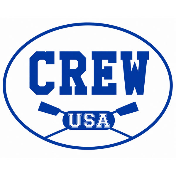 CREW USA Oval Magnet Front View