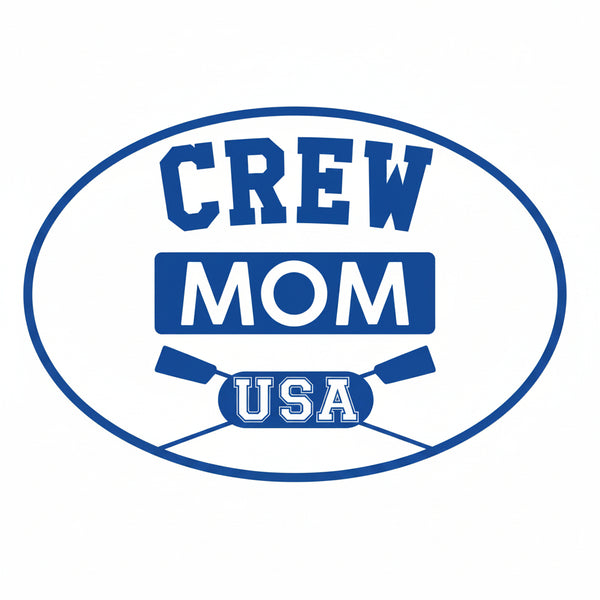 CREW MOM Oval Magnet Product View