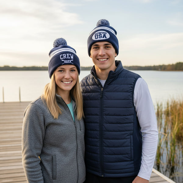 CREW USA Knit Pom Hat In Use