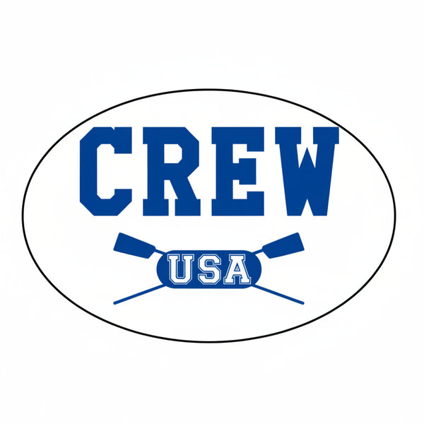 CREW USA Oval Sticker Product View
