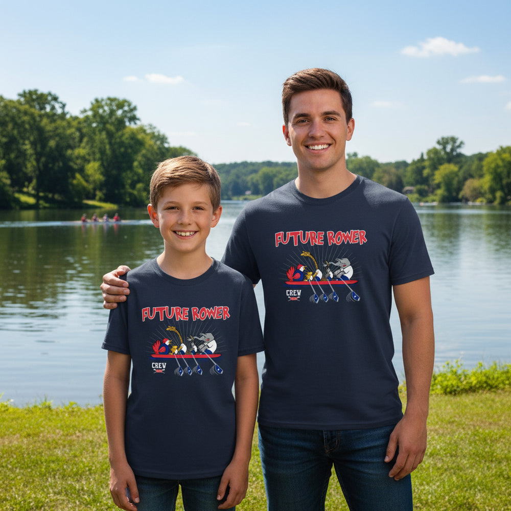 CREW USA Future Rower Short Sleeve T-shirt Outdoor View