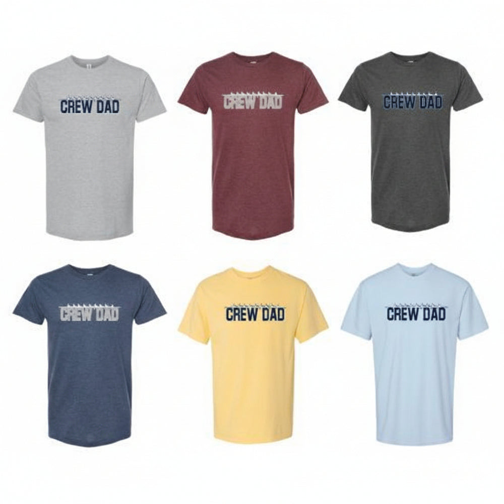 CREW USA "Crew Dad" Soft Short Sleeve T-Shirt Available Colors