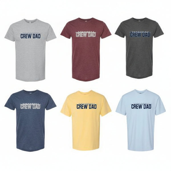 CREW USA "Crew Dad" Soft Short Sleeve T-Shirt Available Colors