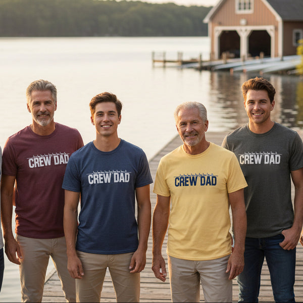 CREW USA "Crew Dad" Soft Short Sleeve T-Shirt Available Colors - Lake View