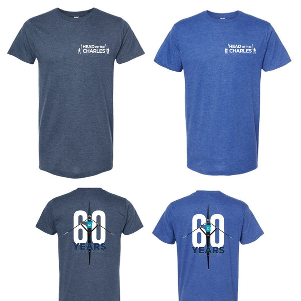 Head of the Charles 60th Anniversary Poster Tee-Shirt - Available Colors