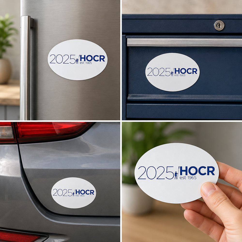 Head of the Charles 2025 Oval Magnet Mockups