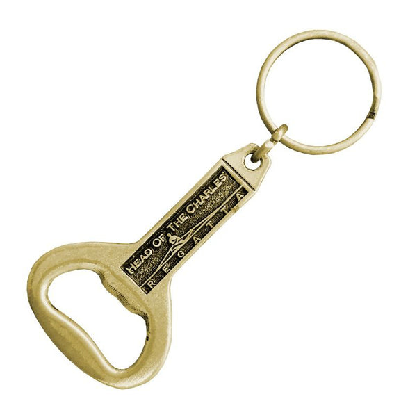 Head of the Charles Keychain Bottle Opener Gold