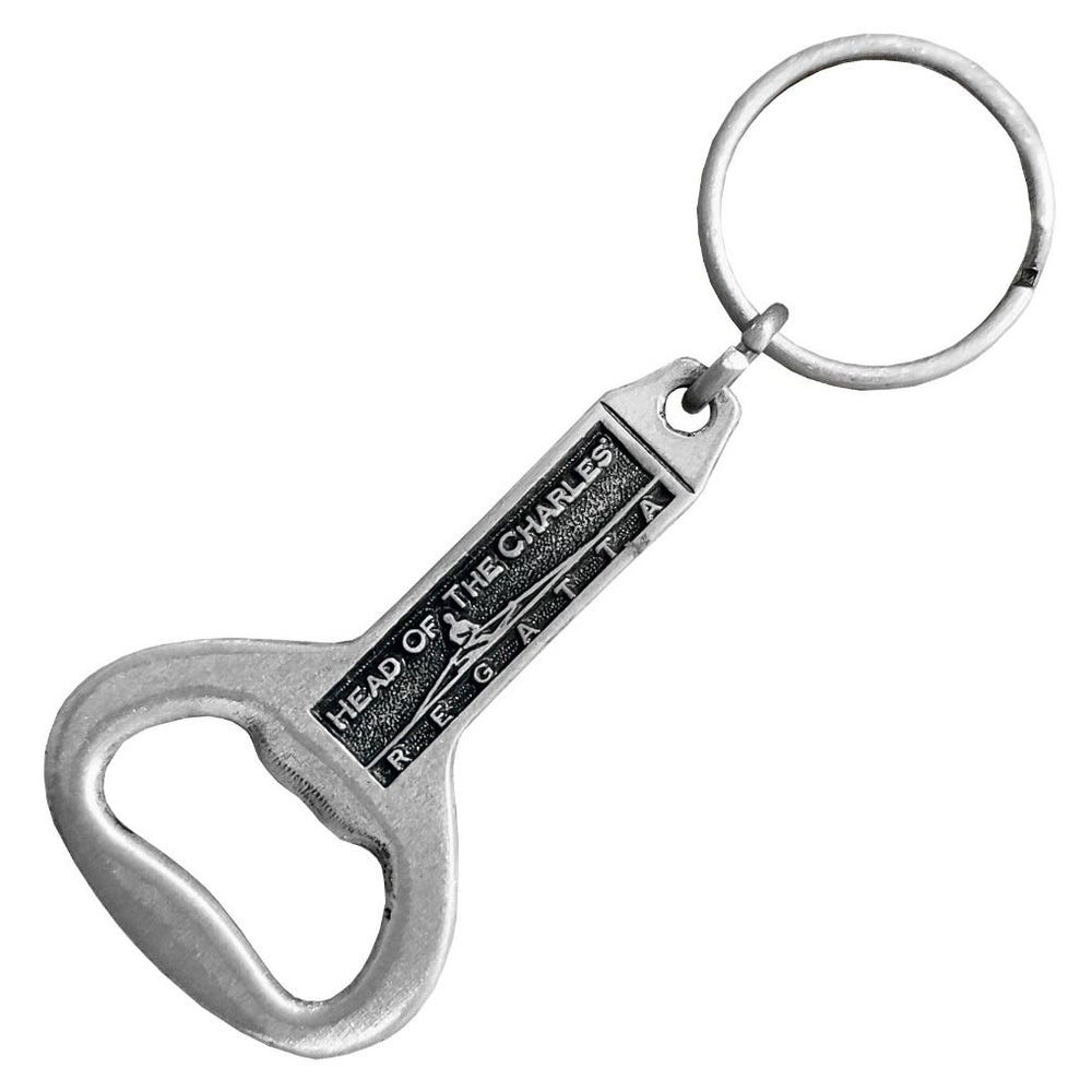 Head of the Charles Keychain Bottle Opener Silver
