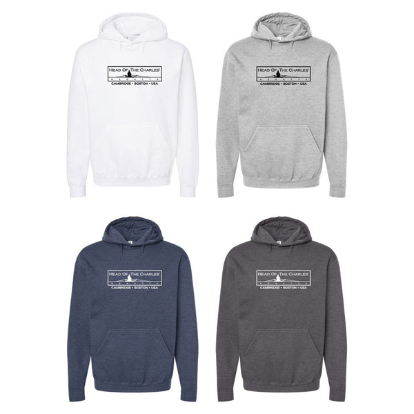 Head of the Charles Primary Logo Embroidered Soft Hooded Sweatshirt Available Colors