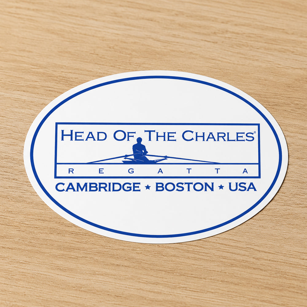Head of the Charles Oval Sticker