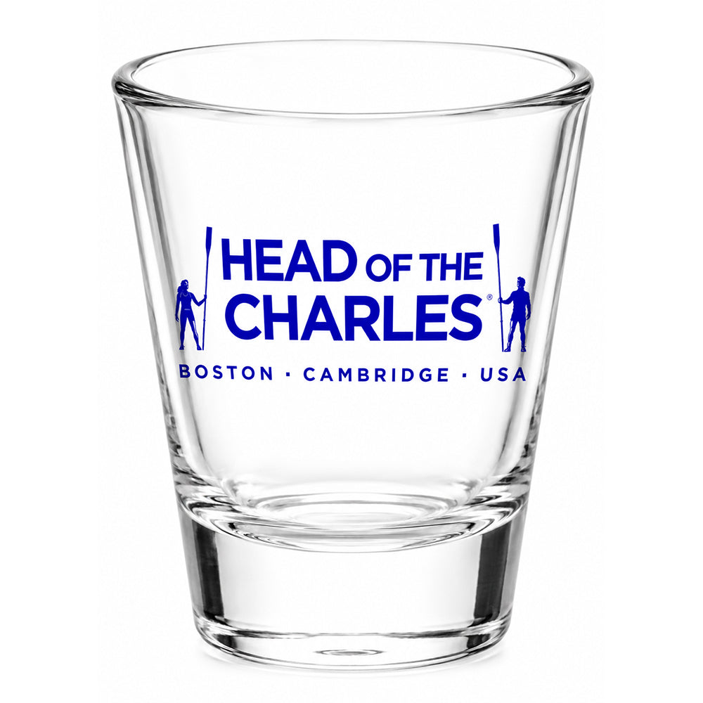 Head of the Charles - Boston Cambridge USA Clear Logo Shot Glass